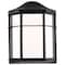 Nuvo LED Cage Lantern Fixture, Black Finish with White Linen Acrylic 62/1397 - alternate 3